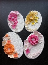Unwired sugar Flowers plaque